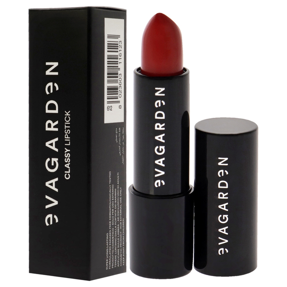 Classy Lipstick - 612 Flame Scarlet by Evagarden for Women - 0.10 oz Lipstick - Picture 4 of 5